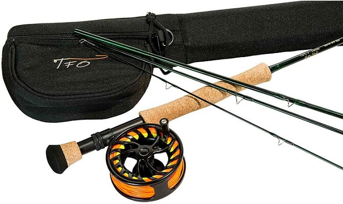 Temple Fork Outfitters (TFO NXT Black Label Combo Fly Rod and Reel Kit