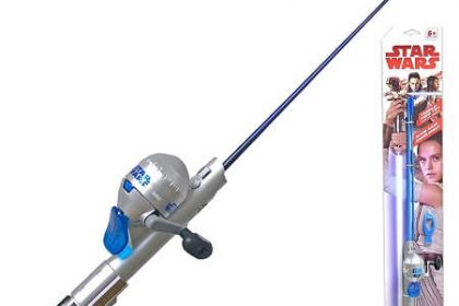Zebco Star Wars Spincast Reel and Light-Up Fishing Rod Combo