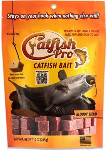 Catfish Pro Bloody SHAD Catfish Bait Catches Blues Channels and Flatheads